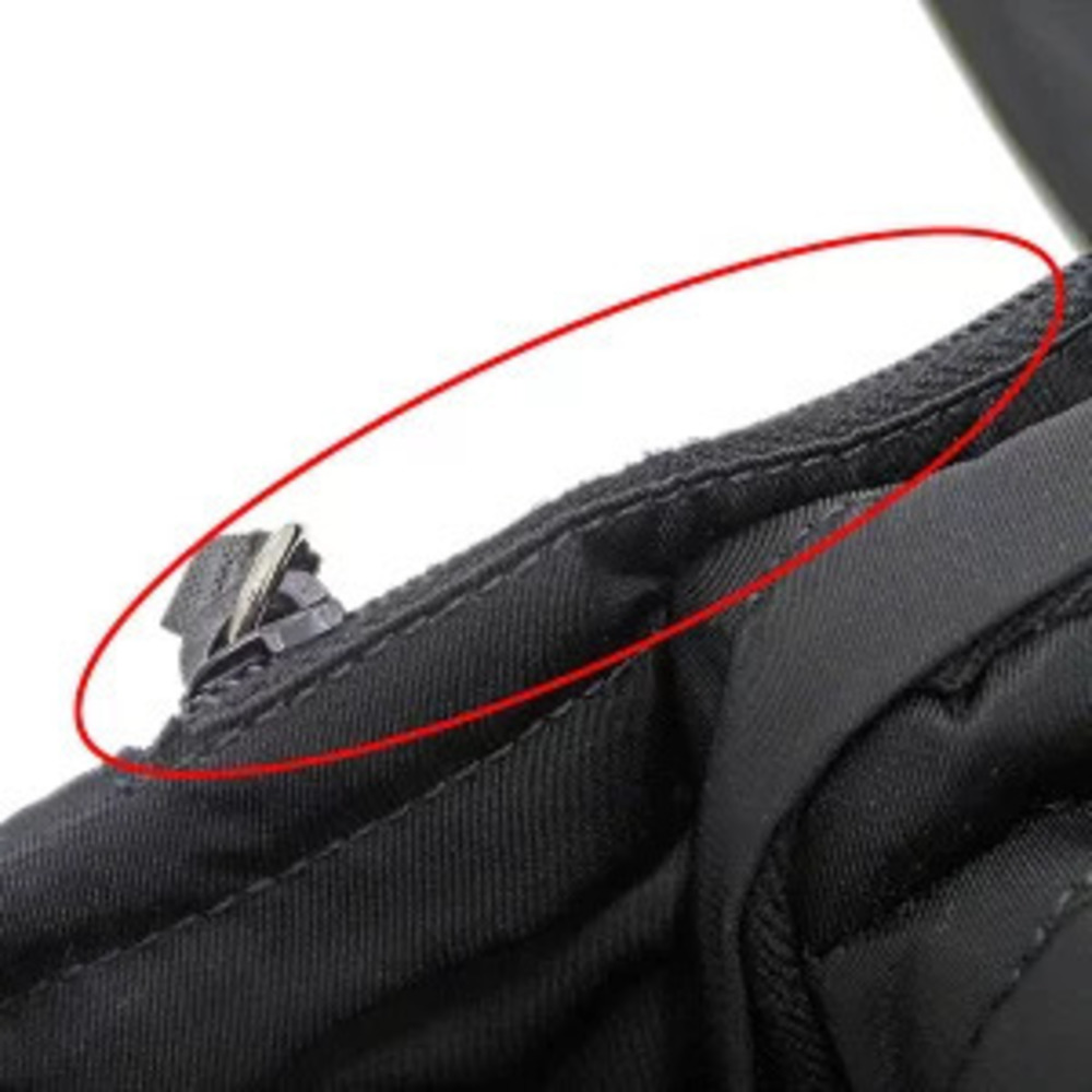 Prada Bag Body Bum Crossbody Belt Waist Black Logo - Picture 8 of 8